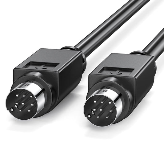 Cavo mini DIN 8 poli / mini DIN 8 poli Yaesu per vari usi, 150 cm.