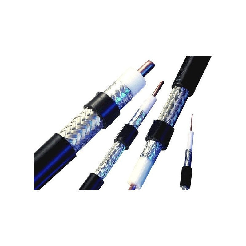 HF 240FX-PVC HRS - Bobina 50 m. cavo coassiale a bassa perdita doppio schermo alte prestazioni