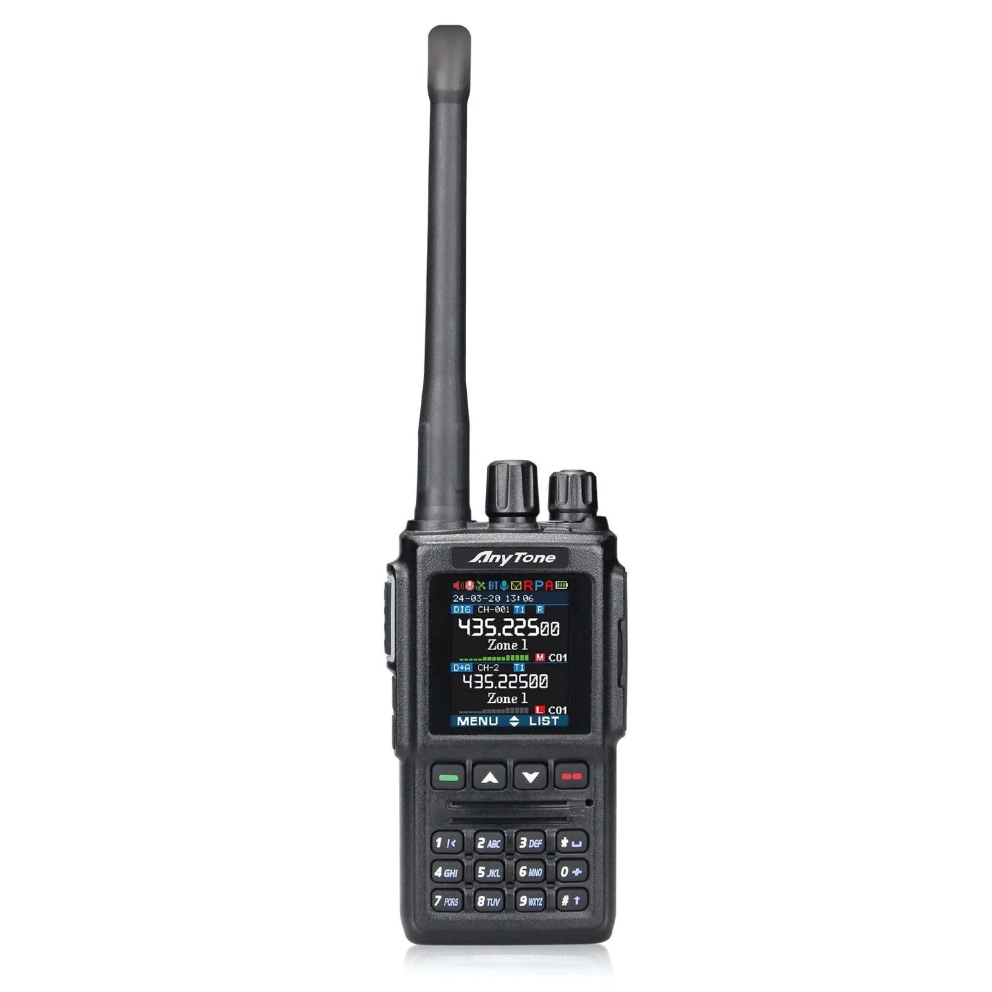 Anytone AT-D168UV Radio Portatile digitale dmr analogica dual band