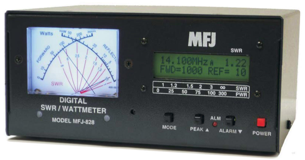MFJ-828 ROSMETRO WATTMETRO FREQUENZIMETRO DIGITALE 1500 WATT