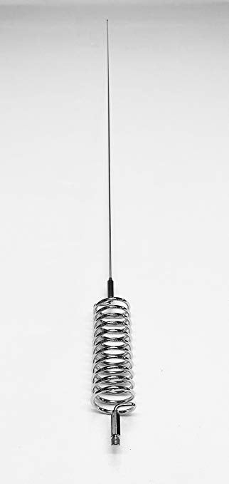 STINGER CHROME stilo antenna CB con mollone centrale