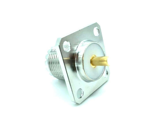 HRS SO239 Connettore UHF femmina da pannello isolamento in teflon