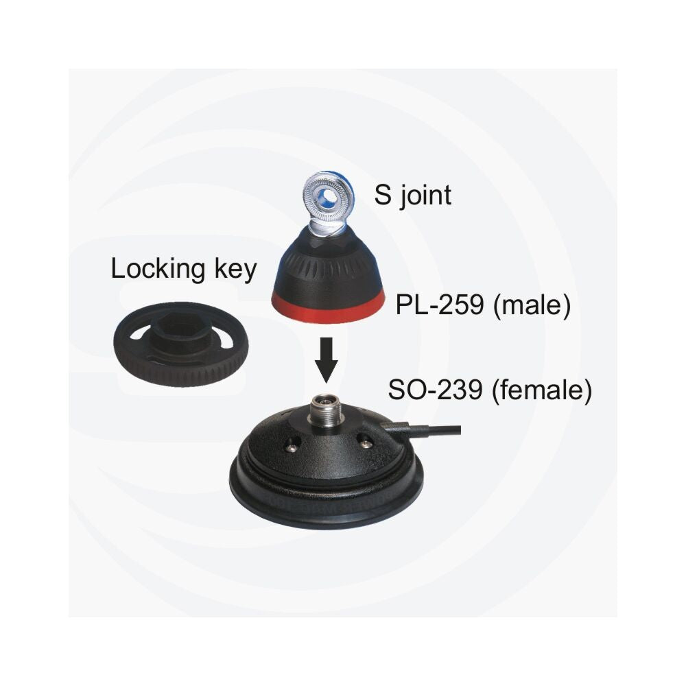 Sirio MAG ADAPTOR G - Adattatore PL Maschio ad attacco a Galletto