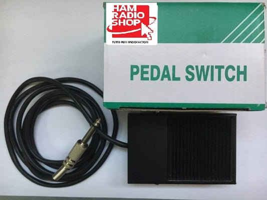 HRS AD1-PTT Pedale PTT in metallo con cavo e connettore jack 6,3 mm
