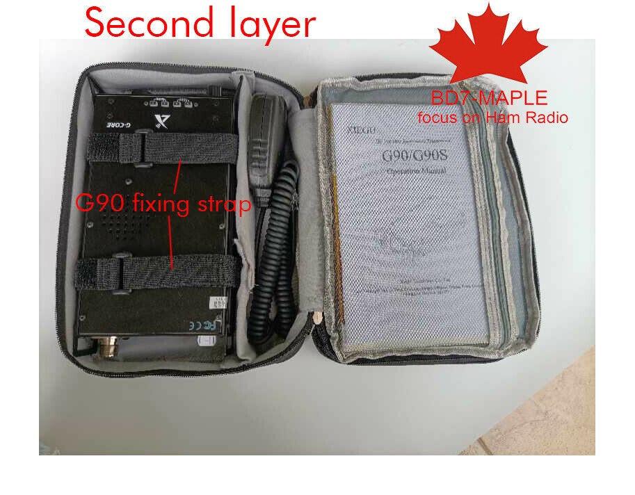 Windcamp Borsa di trasporto per QRP Xiegu G90, X108, Yaesu FT-817 FT-818 o per altri usi
