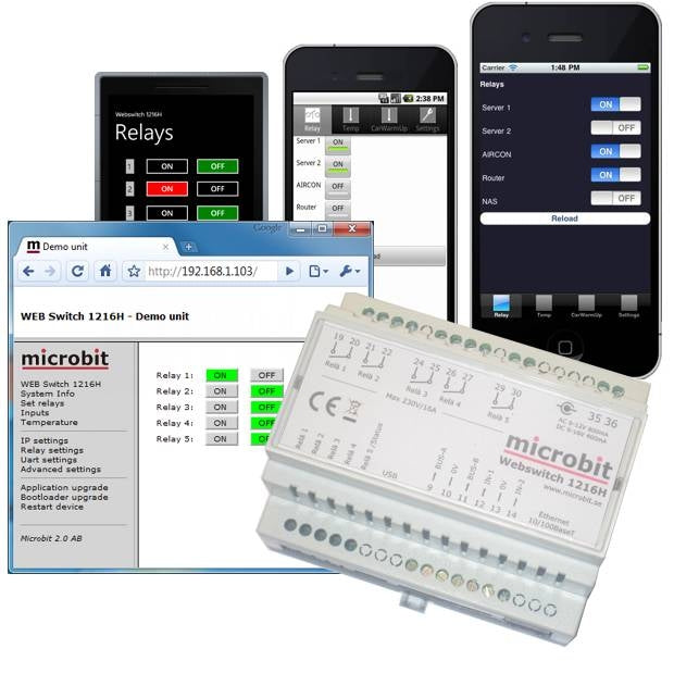 Webswitch 1216H2 - Extended functionality