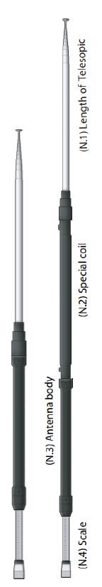 ECO ANTENNE PA-3500 Antenna HF multibanda trasportabile HF/50/144 MHz