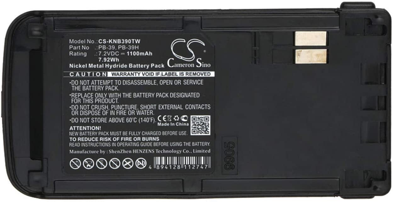 PB-39 (KNB390TW) Batteria 1100mAh compatibile con KENWOOD TH-D7A, TH-D7E, TH-D7G, TH-G71A, TH-G71AK, TH-G71E, TK-D7A