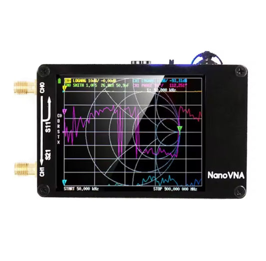 NanoVNA-H 10KHz-900MHz Vector Network Antenna Analyzer VNA HF VHF UHF
