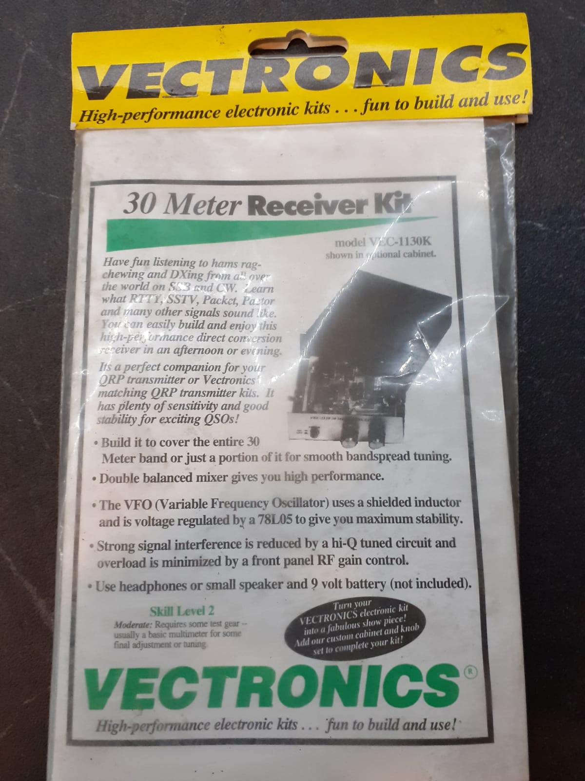 VECTRONICS VEC-1280K Kit TX QRP in CW per gli 80 metri