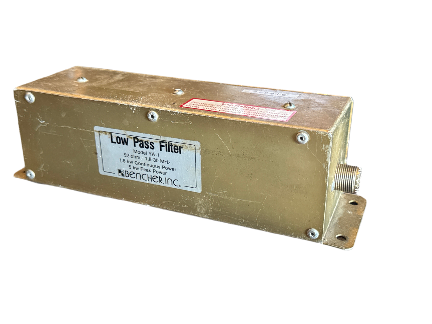 Bencher YA-1 Filtro Passa Basso 5 KW max - USATO