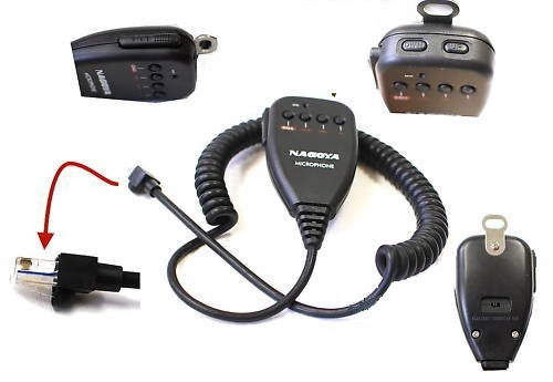 MC-45 PLUG Microfono per apparati veicolari KENWOOD attacco RJ45