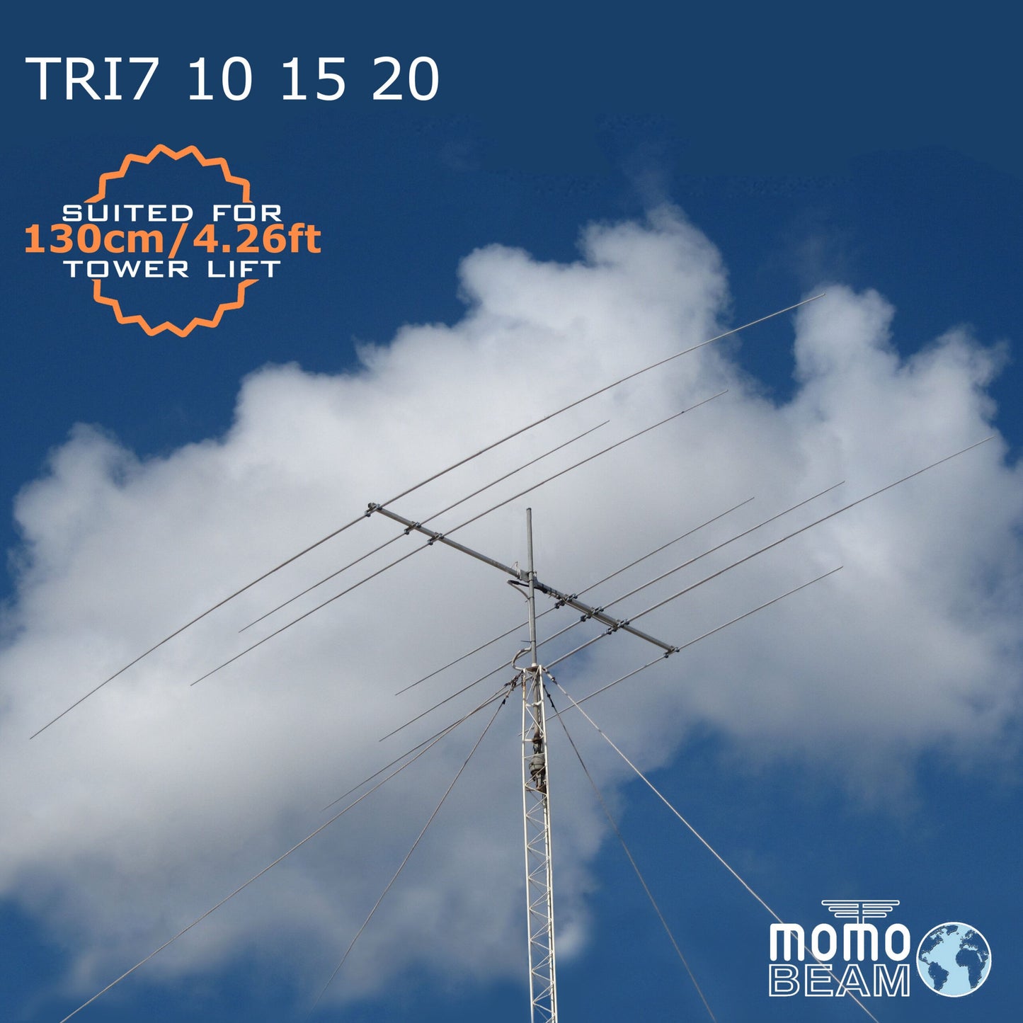 MomoBeam TRI 7 101520 Antenna direttiva bande 10/15/20 metri
