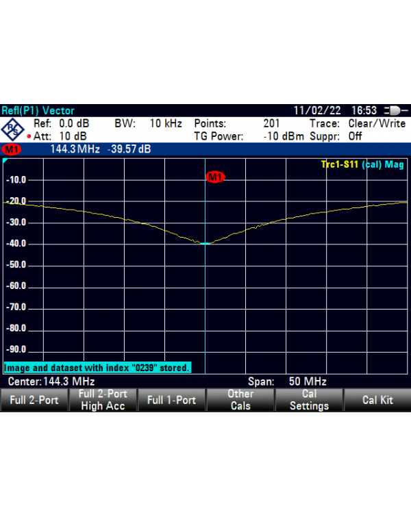 ACC2 2 N Accoppiatore per 2 antenne VHF 144 MHz by I0JXX