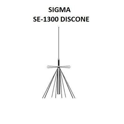 ECO ANTENNE SE-1300 Antenna Discone 25-1300 Mhz, ottima per ricevitori e scanner