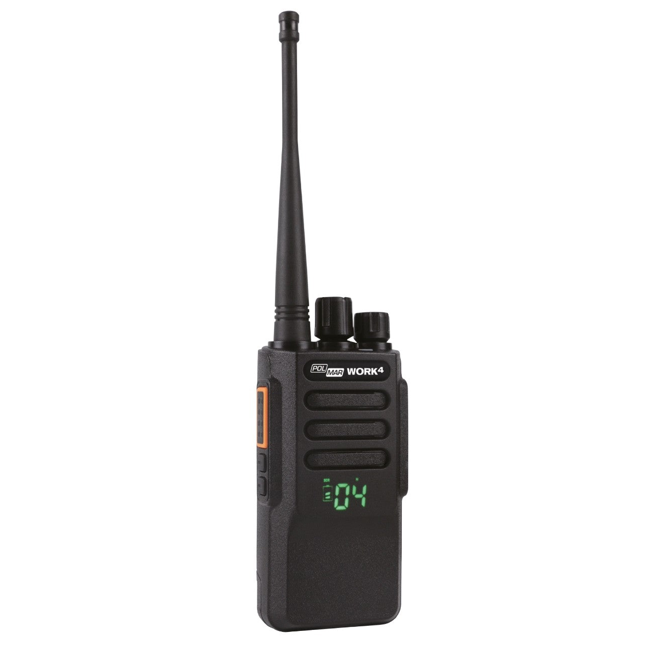 Polmar Work 4 - Ricetrasmettitore PMR 446, batteria lithio 1700 mAh