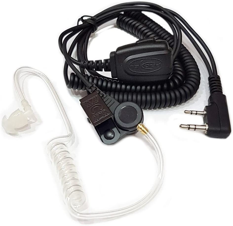 Proxel PJD-2002 Micro-Auricolare Professionale pneumatico per Kenwood, Wouxun, Baofeng, etc.