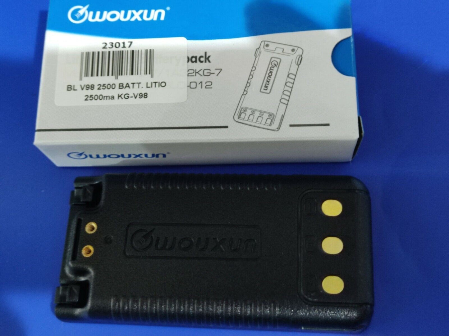 Wouxun BL-V98 Pacco batteria Lithium-ion 7,4V 2500 mAh x KG-UV98