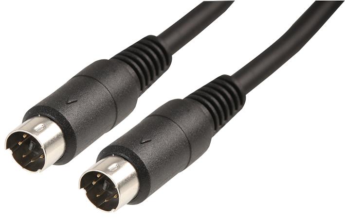 T9101617 Cavo mini DIN 6 poli / mini DIN 6 poli Yaesu per SCU-17 e altro, 100 cm.