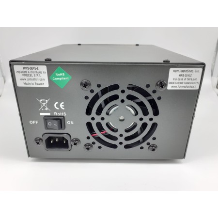 HRS-3045Z Alimentatore Switching 30-45A 0-24V A/V dual meter