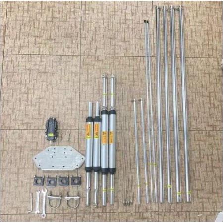 KB2 730V Multiband base "horned" antenna 7-14-21-28 MHz