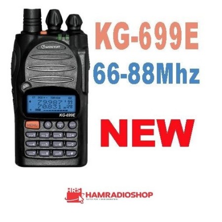 Wouxun KG-699E Advance VHF 66-88 MHz avec 5+2 tonalités programmables sélectives