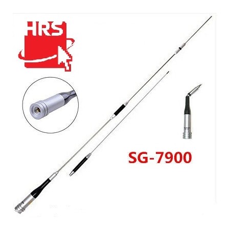 HRS SG-7900 Antenne Super Véhicule 144-430 MHz 158 cm Pliable