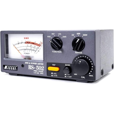 Nissei RS-502 Rosmeter wattmeter from 1.8 to 525 MHz