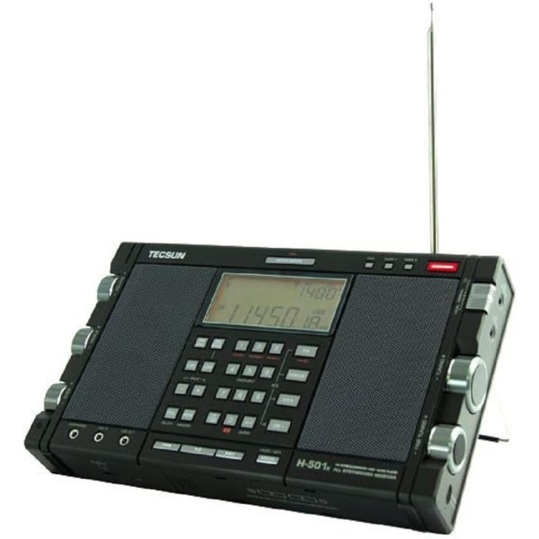 TECSUN H-501X Empfänger 0,1–30 MHz All-Mode SSB/FM/AM DSP-Stereo-Player