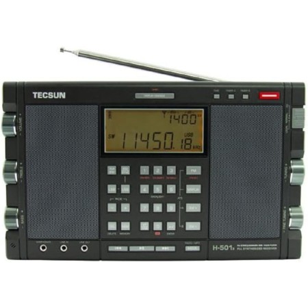 TECSUN H-501X Empfänger 0,1–30 MHz All-Mode SSB/FM/AM DSP-Stereo-Player