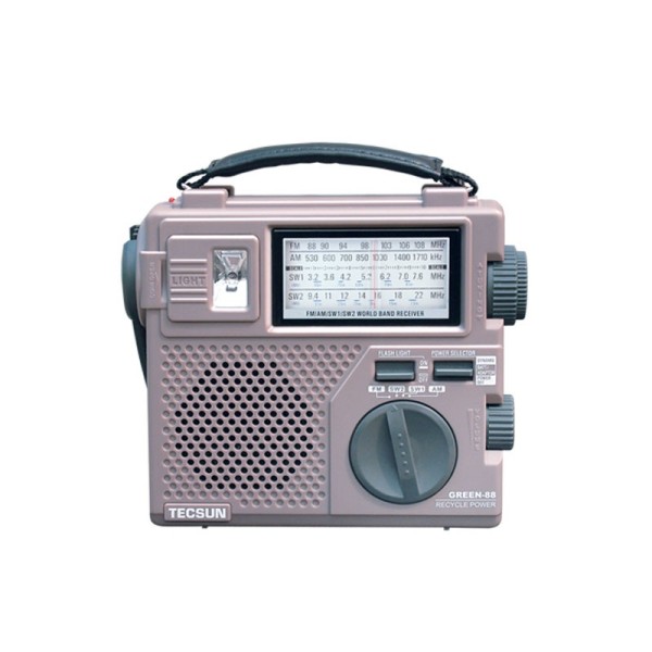 TECSUN GR-88P Portable receiver FM 87-108 MHz, MW AM 530-1710 kHz, SW 3.2-22 MHz