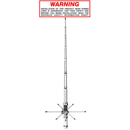 Sirio 827 Vertical base antenna 5/8 CB 27 MHz high gain