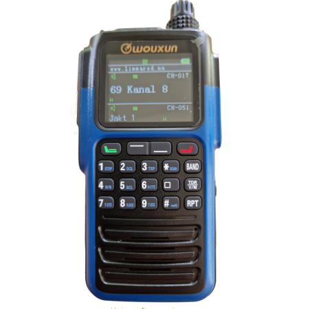 Wouxu KG-Q 336 Tri-Band-Transceiver 70/144/430 MHz + AIR BAND RX, IP-65