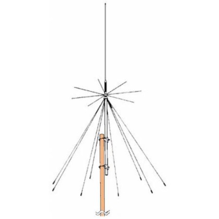 Diamond D-130 DISCONE ANTENNA for reception 25-1300 MHz - 50/144/430/1200 MHZ TX