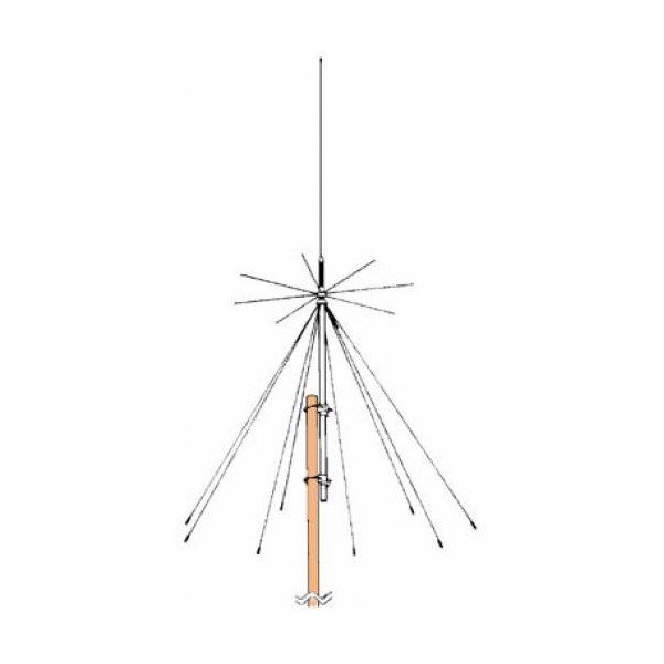 Diamond D-130 DISCONE ANTENNE für den Empfang von 25-1300 MHz - 50/144/430/1200 MHz TX