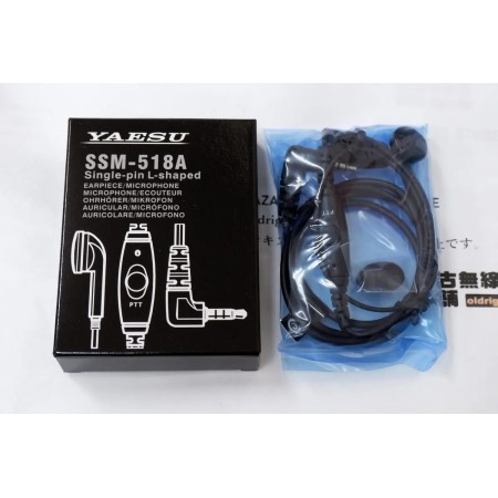 Yaesu SSM-57A Microfono Lapel compatto con auricolare