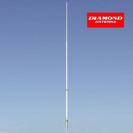 DIAMOND F-23H - Antenne VHF monobande d'installation de base étalonnable 144-174 Mhz