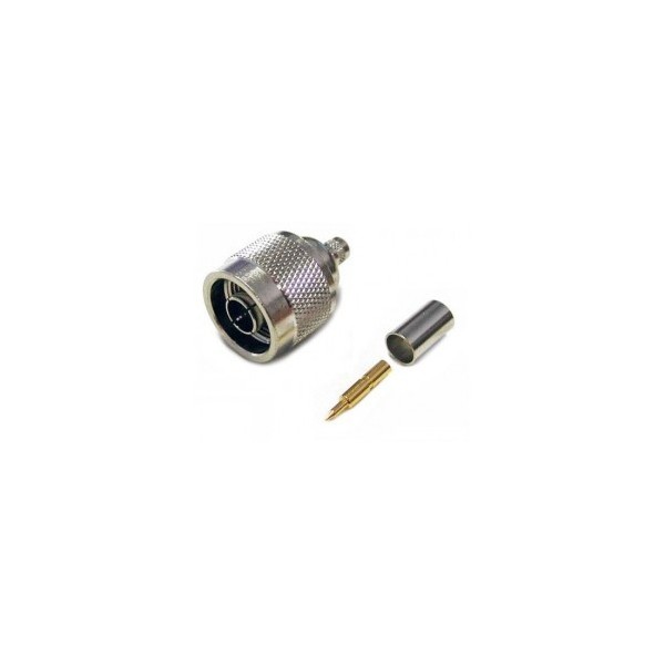 HRS N5CRIMP58B N female crimp connector for RG-58