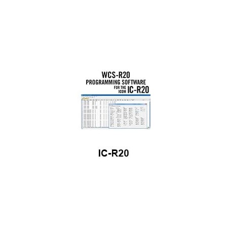 WCS-R20 Software di programmazione Icom IC-R20