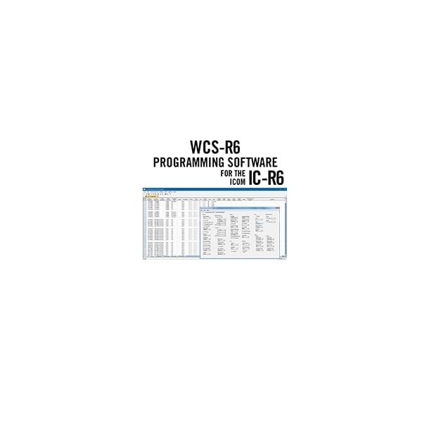 WCS-R6 Icom IC-R6 programming software