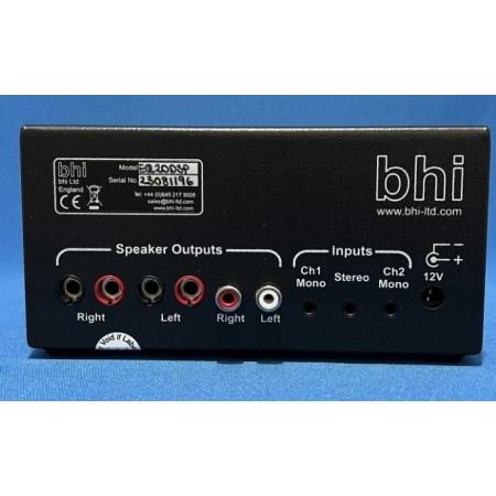 bhi ParaPro EQ20B-DSP Unité de suppression de bruit, 20 W, égalisation paramétrique et Bluetooth