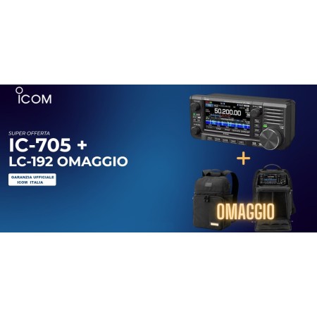 Icom IC-705  - Ricetrasmettitore 0/30-50/144/430 MHZ 10W