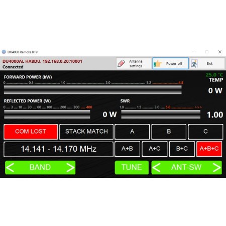 DU TUNER DU 4000  - Accordatore di antenna automatico 4 KW da 1,8 a 30