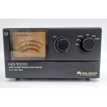 MIDLAND HQ1000  Wattmetro, rosmetro, modulometro CB