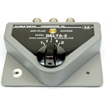 Alpha Delta DELTA-2B/N 2-way Coaxial Switch N connectors (1500 Watt CW)