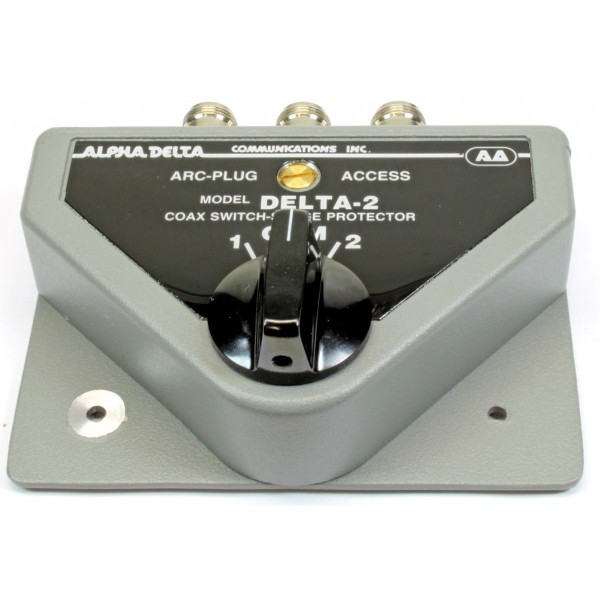 Alpha Delta DELTA-2B/N 2-way Coaxial Switch N connectors (1500 Watt CW)