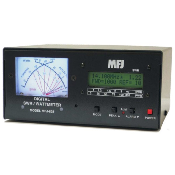 MFJ-828 WATT MÈTRE NUMÉRIQUE FRÉQUENCE MÈTRE 1500 WATTS