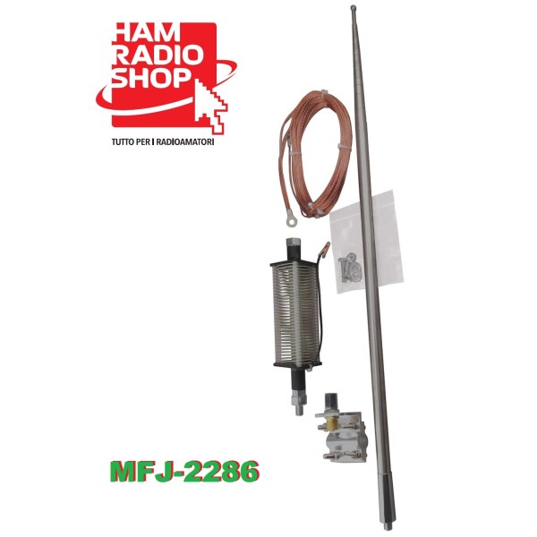 MFJ-2286 Portable vertical antenna 7-55 MHz 1KW high 5.50 meters