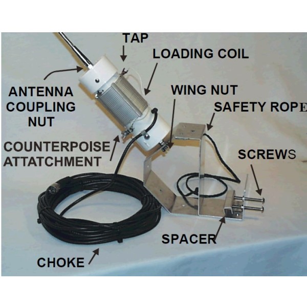 Mfj 1622 Antenna Verticale Da Balcone 7 144 Mhz 1kw Alta Metri 1 80