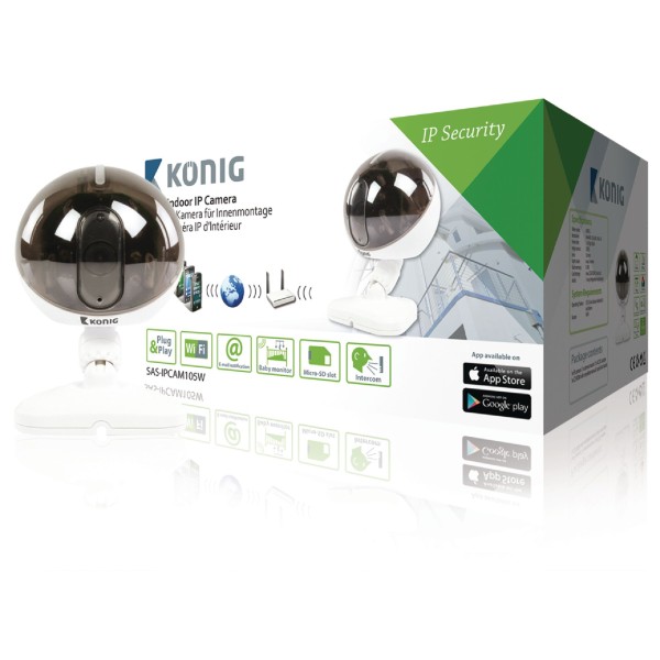 Kong IPCAM105W - Videocamera IP da interni bianca